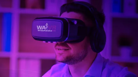 Screenshot of Wide Awake VR video games made in michigan